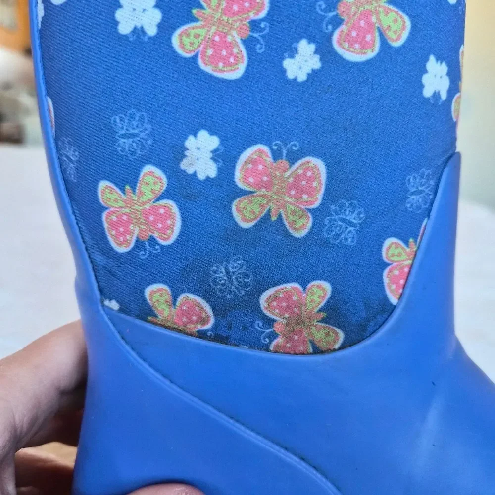 VGUC Bogs Durham Butterfly Kids Winter Waterproof Boots - Size 2
